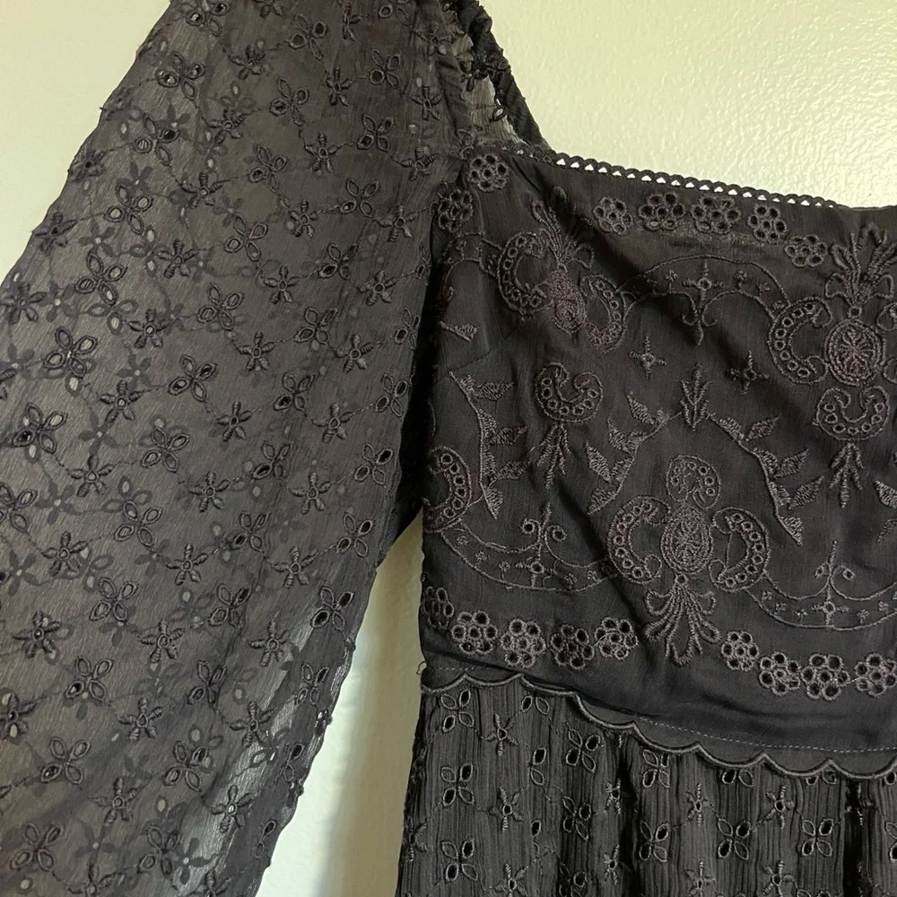 NEW Free People Malina Maxi Dress in Dark Scales